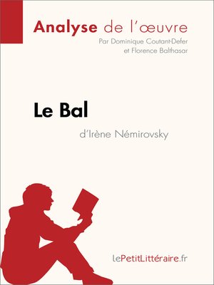 cover image of Le Bal d'Irène Némirovsky (Analyse de l'oeuvre)